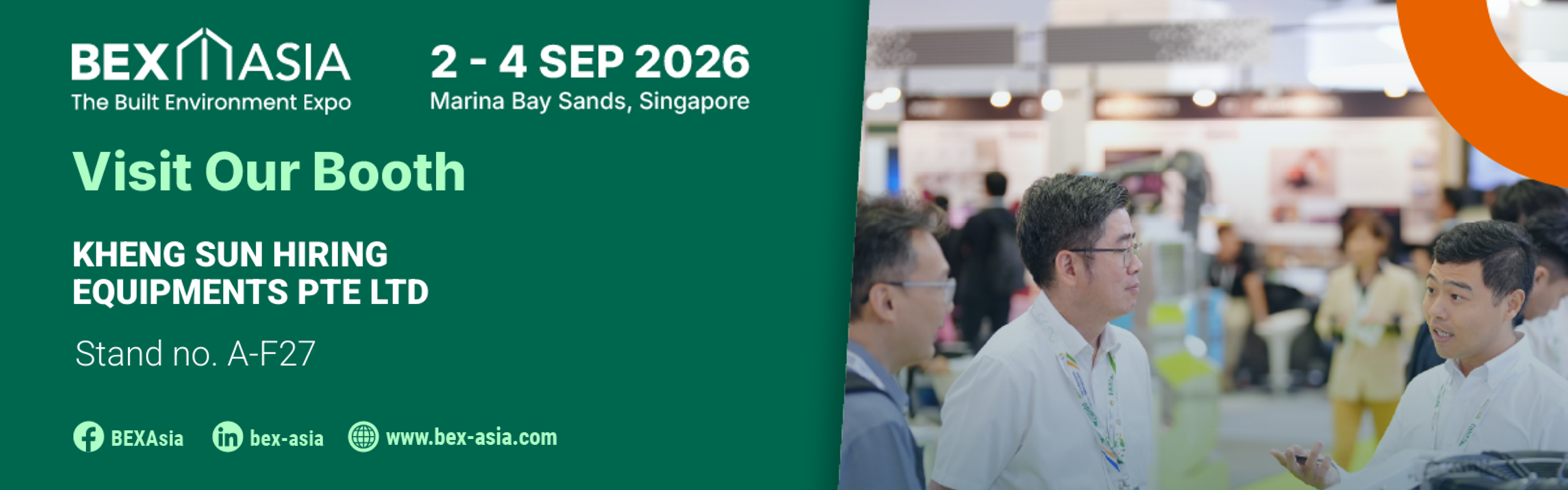 Kheng Sun is participating in BEX Asia 2026, 2 - 4 Sep 2026. Visit us at Booth A-F27